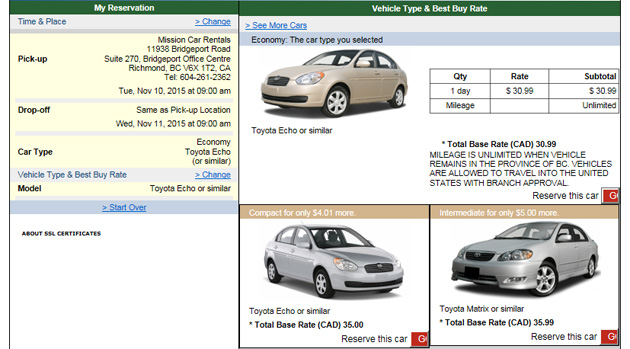 reservation for car rental software